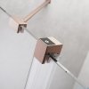 Radaway Furo  Brushed Copper DWD drzwi prysznicowe 160cm szczotkowana miedź 10108438-93-01/10111392-01-01